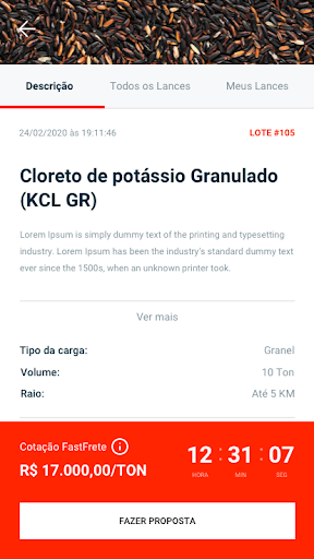 FastFrete Transportador