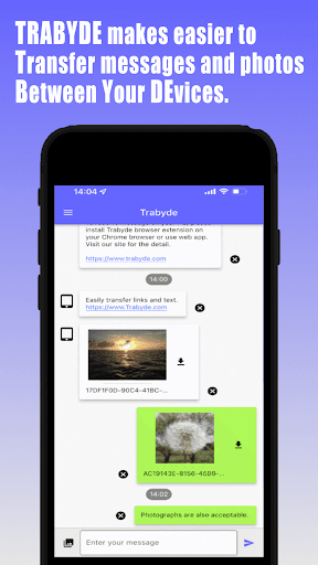 Trabyde - Share data with PC screenshot 0