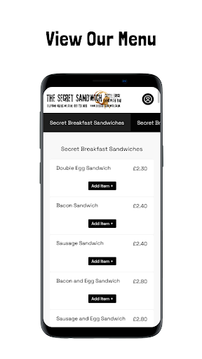 The Secret Sandwich Screen 2