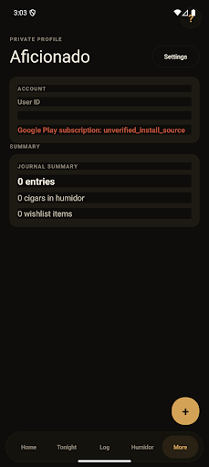 Aficionado Cigar Journal Screenshot 3