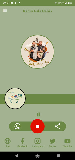 Android application Rádio Fala Bahia screenshort