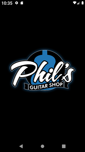 Android application Phil's Guitar Shop screenshort