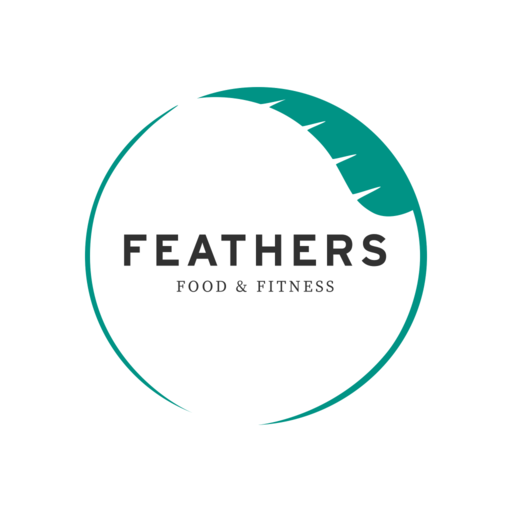 Feathers Food and Fitness logo