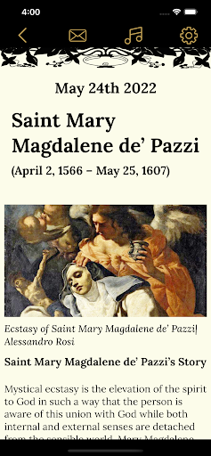 Catholic Saints Calendar Plus screenshot 1