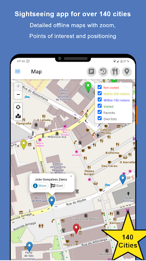 Android application Sightseeing Funchal screenshort