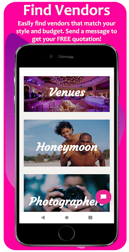 Android application Weddings JA screenshort