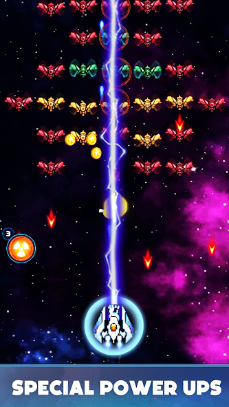 Galactic Fury Space Fighter banner