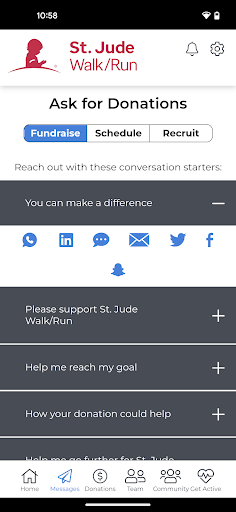 St. Jude Walk/Run Screen 3