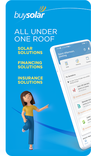Android application buySolar screenshort