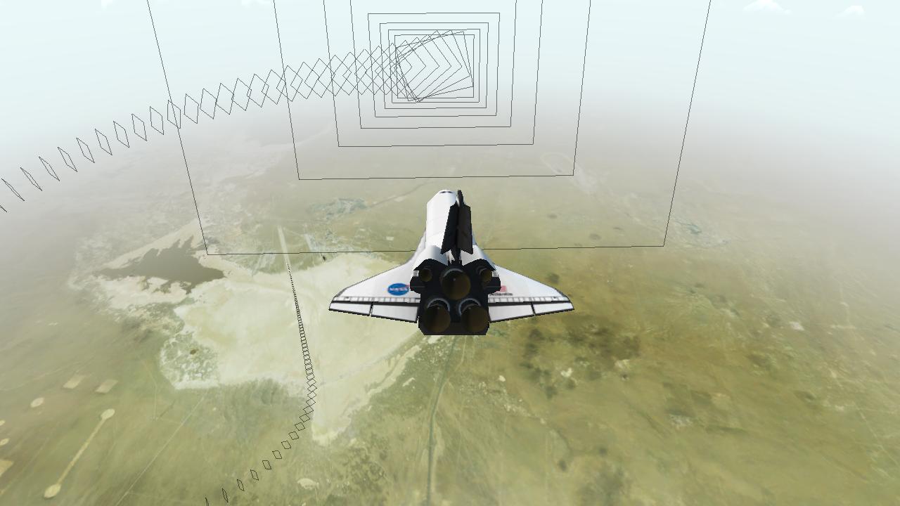 Android application F-Sim Space Shuttle screenshort