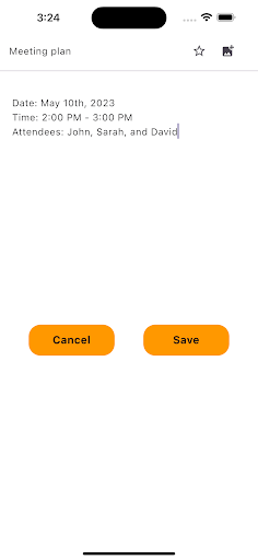Notes App Screen 3