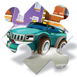 Cover Image of Unduh Cartoon Cars Puzzle for Kids  APK