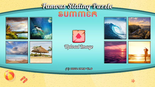 Famous Sliding Puzzle: Summer Screen 3