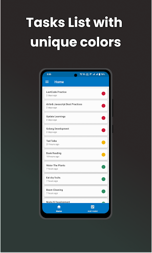 Android application Progress Pulse - Habit Tracker screenshort