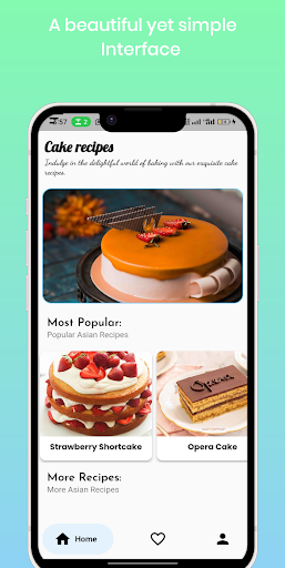 Android application Cake Recipes screenshort