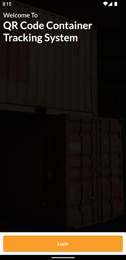 Android application QR Container Tracking screenshort