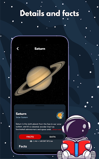 Screenshot of Astrofy: Your space guide
