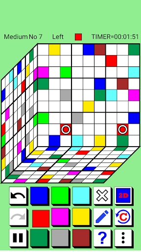 3D Color Place：3D Sudoku Screenshot