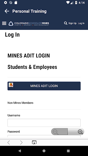 Mines Rec Screen 2