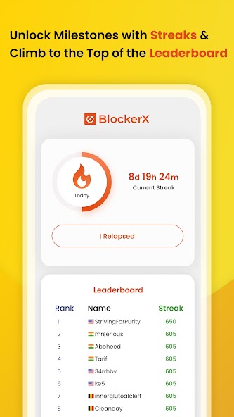 BlockerX: Porn Blocker/ NotFap banner