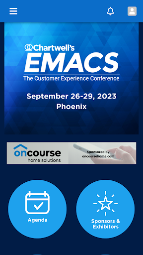 Android application EMACS 2023 screenshort