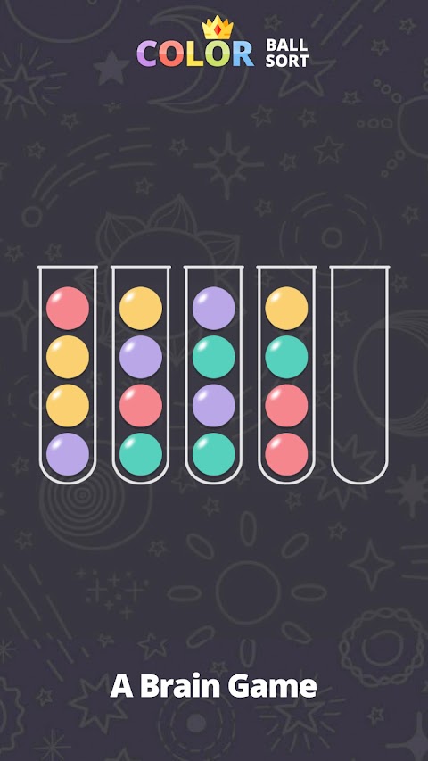 カラーボールソート - パズルゲームの並べ替えのおすすめ画像4
