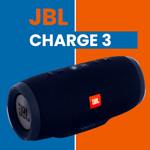JBL Charge 3 Blue Portable Bluetooth Speaker