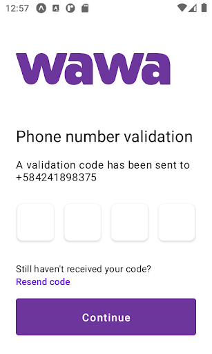 WaWa Driver Screen 2