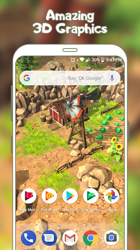 Cartoon Village - Live Wallpap