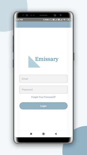 Android application Emissary Health screenshort