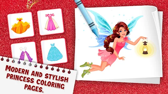 Princess Coloring Book - Games