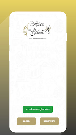 Android application Maison de Beauté screenshort