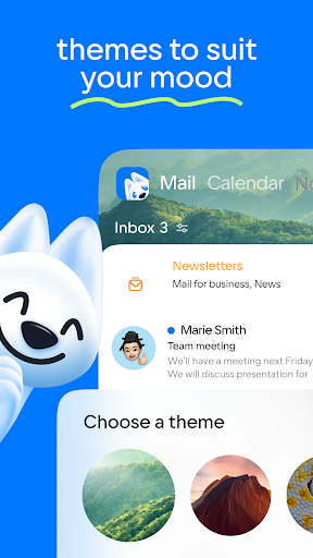 Screenshot of Mail: Email, Cloud, Calendar