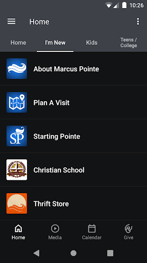 Marcus Pointe Baptist Church Screen 2
