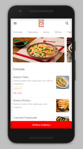 Android application Mister Oriente screenshort