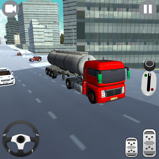Oil Tanker Fuel Truck Game logo