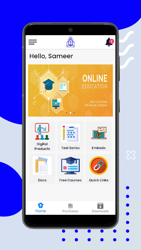 Android application Infinity Classes Jaipur screenshort