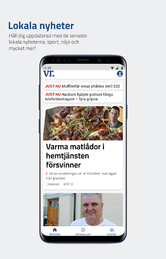 Android application VT.se screenshort