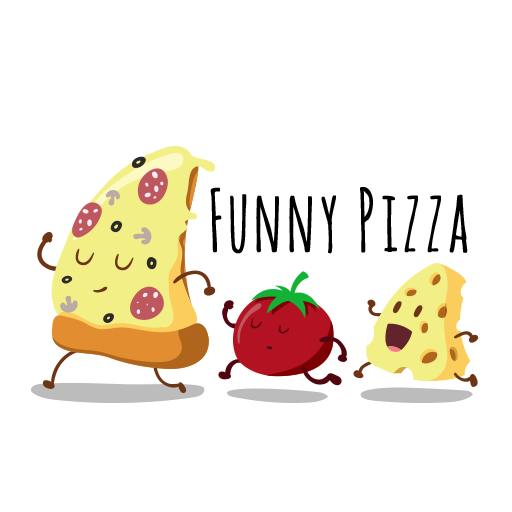 Funny Pizza +HOME Theme logo