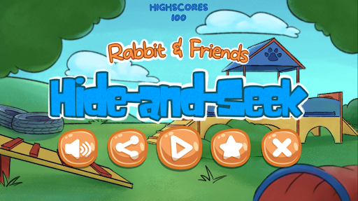 Android application Rabbit and Friends Hide-N-Seek screenshort