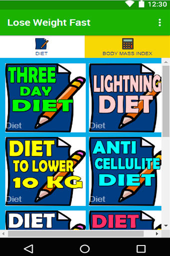 Android application Lose Weight Fast screenshort
