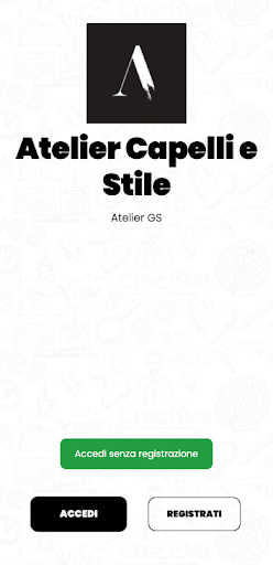 Android application Atelier Capelli e Stile screenshort