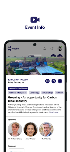 Android application Investment Forum 2023 screenshort