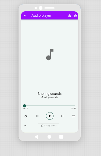 Snoring sounds Screen 2