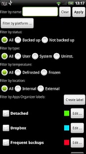 Titanium Backup (root needed) Screenshot