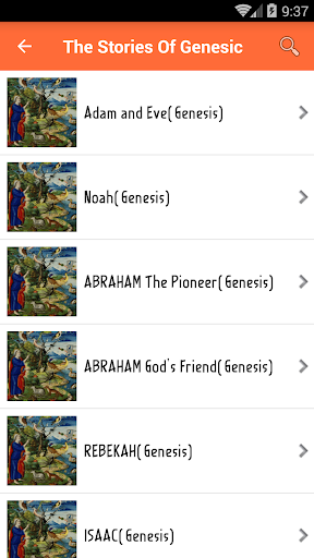 Audio Bible Stories Screen 2