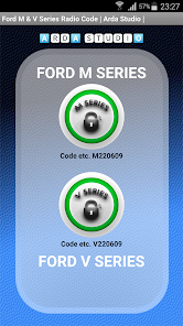 Captura 1 Ford M & V Series Radio Code android