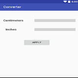 Convert cm-inches icon