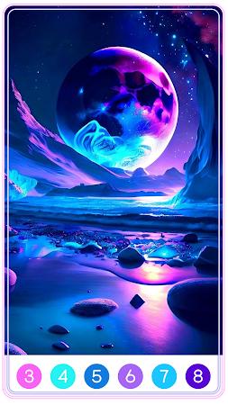 Game screenshot Aurora Color by Number hack