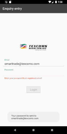 Texcoms Enquiry Offline Screenshot 1 - AppWisp.com